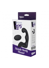 Черный вибромассажер простаты REMOTE BOOTY PLEASER - Dream Toys - в Ангарске купить с доставкой