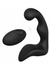 Черный вибромассажер простаты REMOTE BOOTY PLEASER - Dream Toys - в Ангарске купить с доставкой