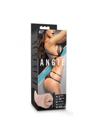 Телесный мастурбатор-ротик Angie - Blush Novelties - в Ангарске купить с доставкой
