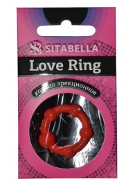 Эрекционное кольцо из киберкожи со стимулирующими бусинами - Sitabella - в Ангарске купить с доставкой
