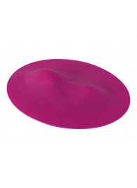 Ярко-розовый клиторальный стимулятор с пультом ДУ VibePad - Orion