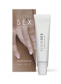 Гель для мастурбации с ароматом кокоса Slow Sex Finger Play Gel - 30 мл. - Bijoux Indiscrets - купить с доставкой в Ангарске