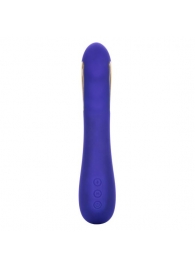 Фиолетовый вибратор с электростимуляцией Intimate E-Stimulator Petite Wand - 18,5 см. - California Exotic Novelties - купить с доставкой в Ангарске