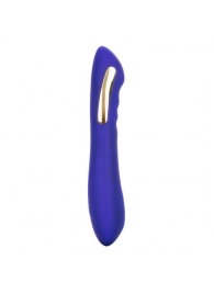 Фиолетовый вибратор с электростимуляцией Intimate E-Stimulator Petite Wand - 18,5 см. - California Exotic Novelties - купить с доставкой в Ангарске