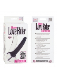 Насадка на пенис Silicone Love Rider Dual Penetrator для двойного проникновения - 14 см. - California Exotic Novelties - в Ангарске купить с доставкой