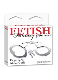 Металлические наручники Beginner s Metal Cuffs - Pipedream - купить с доставкой в Ангарске