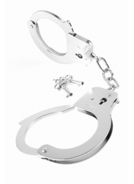 Металлические серебристые наручники Designer Metal Handcuffs - Pipedream - купить с доставкой в Ангарске