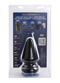 Большая анальная пробка Titanmen Tools Butt Plug 3.75  Diameter Ass Servant - 19 см. - Doc Johnson