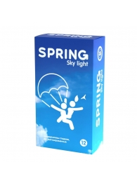 Ультратонкие презервативы SPRING SKY LIGHT - 12 шт. - SPRING - купить с доставкой в Ангарске