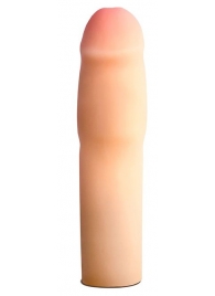 Телесная насадка-удлинитель на пенис PERFORMANCE 1.5INCH COCK XTENDER - 16 см. - Blush Novelties - в Ангарске купить с доставкой