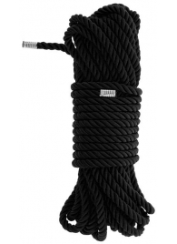 Черная веревка для бондажа BONDAGE ROPE - 10 м. - Dream Toys - купить с доставкой в Ангарске