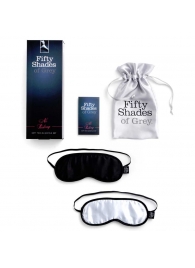 Набор из двух масок на глаза Soft Blindfold Twin Pack - Fifty Shades of Grey - купить с доставкой в Ангарске