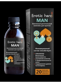 Мужской биогенный концентрат для усиления эрекции Erotic hard Man - 250 мл. - Erotic Hard - купить с доставкой в Ангарске