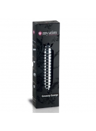 Рельефный фаллос для интенсивного электросекса Groovey George - 20 см. - MyStim - купить с доставкой в Ангарске