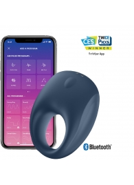 Эрекционное кольцо Satisfyer Strong One с возможностью управления через приложение - Satisfyer - в Ангарске купить с доставкой