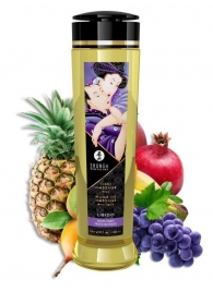 Массажное масло Libido Exotic Fruits с ароматом экзотических фруктов - 240 мл. - Shunga - купить с доставкой в Ангарске