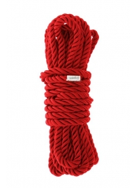 Красная веревка для шибари DELUXE BONDAGE ROPE - 5 м. - Dream Toys - купить с доставкой в Ангарске