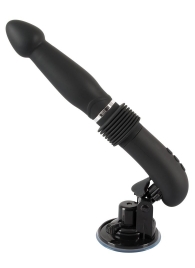 Черная секс-машина с поступательными движениями Fucking Machine - Orion - купить с доставкой в Ангарске