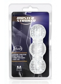 Прозрачный фигурный мастурбатор Master Stroker - Blush Novelties - в Ангарске купить с доставкой