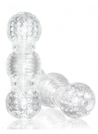 Прозрачный фигурный мастурбатор Master Stroker - Blush Novelties - в Ангарске купить с доставкой