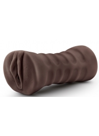 Коричневый мастурбатор-вагина Hot Chocolate Brianna - Blush Novelties - в Ангарске купить с доставкой