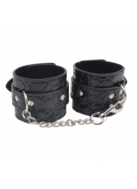 Черные наручники Be good Wrist Cuffs - Chisa - купить с доставкой в Ангарске