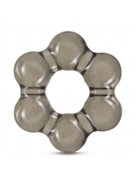 Дымчатое эрекционное кольцо Stay Hard Thick Bead Cock Ring - Blush Novelties - в Ангарске купить с доставкой