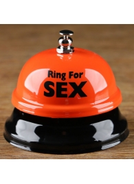 Настольный звонок RING FOR SEX - Сима-Ленд - купить с доставкой в Ангарске