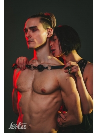 Черный кляп Love Addict на замочке - Lola Games - купить с доставкой в Ангарске