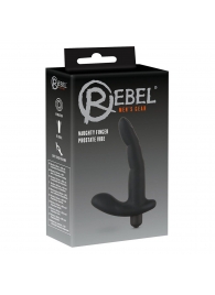 Черный вибромассажер простаты Naughty Finger Prostate Vibe - 13,8 см. - Orion - в Ангарске купить с доставкой