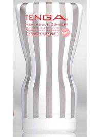 Мастурбатор TENGA Squeeze Tube Cup Soft - Tenga - в Ангарске купить с доставкой