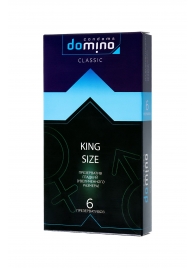 Презервативы увеличенного размера DOMINO Classic King size - 6 шт. - Domino - купить с доставкой в Ангарске