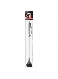 Черный стек с наконечником-сердечком - 54 см. - Notabu - купить с доставкой в Ангарске