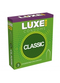 Гладкие презервативы LUXE Royal Classic - 3 шт. - Luxe - купить с доставкой в Ангарске