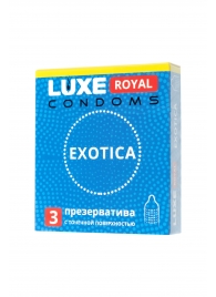 Текстурированные презервативы LUXE Royal Exotica - 3 шт. - Luxe - купить с доставкой в Ангарске