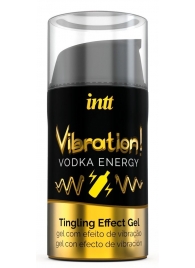 Жидкий интимный гель с эффектом вибрации Vibration! Vodka Energy - 15 мл. - INTT - купить с доставкой в Ангарске