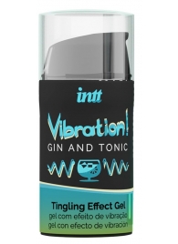 Жидкий интимный гель с эффектом вибрации Vibration! Gin   Tonic - 15 мл. - INTT - купить с доставкой в Ангарске