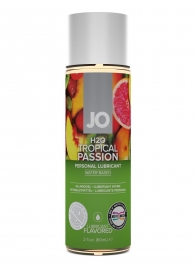 Лубрикант на водной основе с ароматом тропических фруктов JO Flavored Tropical Passion - 60 мл. - System JO - купить с доставкой в Ангарске