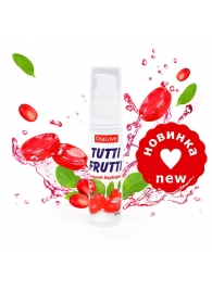 Гель-смазка Tutti-frutti со вкусом барбариса - 30 гр. - Биоритм - купить с доставкой в Ангарске