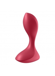 Красный вибромассажёр простаты Satisfyer Backdoor Lover - 14 см. - Satisfyer - в Ангарске купить с доставкой