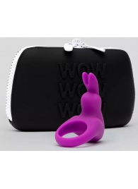 Фиолетовое эрекционное виброкольцо Happy Rabbit Cock Ring Kit - Happy Rabbit - в Ангарске купить с доставкой