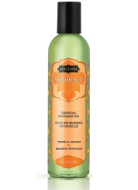 Массажное масло Naturals Tropical Mango с ароматом манго - 236 мл. - Kama Sutra - купить с доставкой в Ангарске