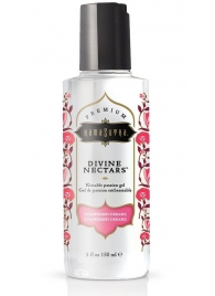 Гель-лубрикант на водной основе Divine Nectars Strawberry Dream с ароматом клубники - 150 мл. - Kama Sutra - купить с доставкой в Ангарске