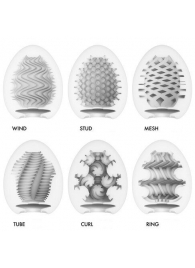 Набор из 6 мастурбаторов Tenga EGG IV с различным рельефом - Tenga - в Ангарске купить с доставкой