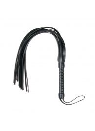 Черный флоггер Flogger Whip - 46 см. - Easy toys - купить с доставкой в Ангарске