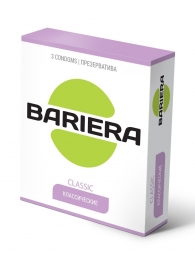 Классические презервативы Bariera Classic - 3 шт. - Bariera - купить с доставкой в Ангарске