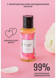 Массажное масло Pleasure Lab Delicate с ароматом пиона и пачули - 50 мл. - Pleasure Lab - купить с доставкой в Ангарске