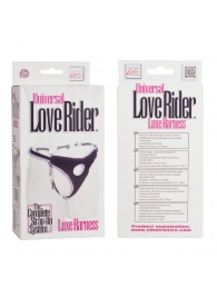 Трусы для страпона с универсальным креплением Universal Love Rider Luxe Harness - California Exotic Novelties - купить с доставкой в Ангарске