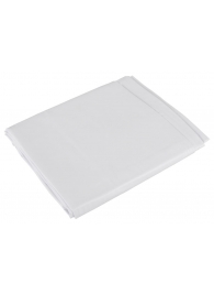 Белая виниловая простынь Vinyl Bed Sheet - Orion - купить с доставкой в Ангарске