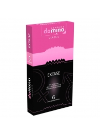 Презервативы с точками и рёбрышками DOMINO Classic Extase - 6 шт. - Domino - купить с доставкой в Ангарске